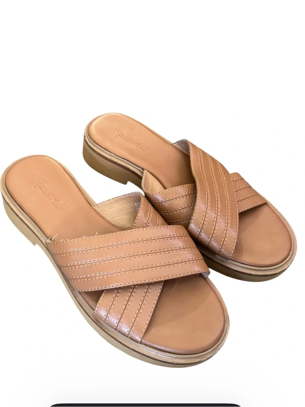 Madewell The Alina Platform Sandal Size 8